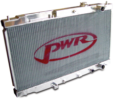 PWR Aluminum Radiator EVO VIII and IX 40mm and 57mm