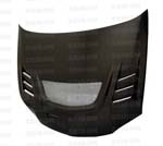 Seibon CW-Style Carbon Fiber Hood For EVO 8