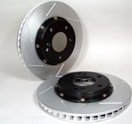 Stoptech 2-Piece Aerorotors for stock Brembo calipers for the Evo 8 and 9 Front Only