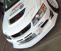 APR Evo front bumper with APR lower lip built in for the Evo 8 and 9